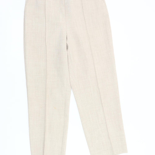 Honor Millburn Women Beige Classic Trousers Size 10