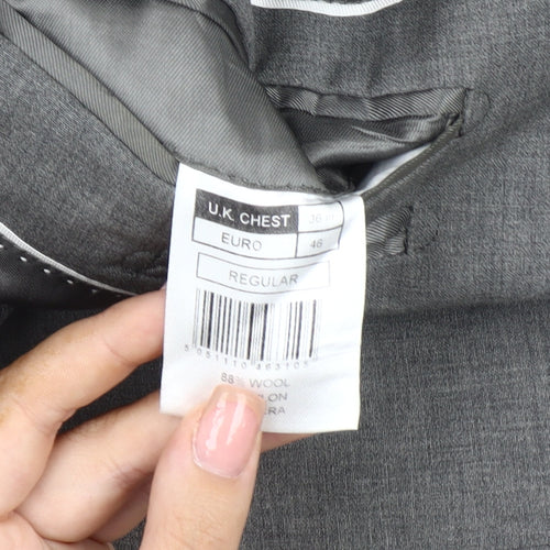 Ben Sherman Men's Grey Blazer 36 Regular Jacket