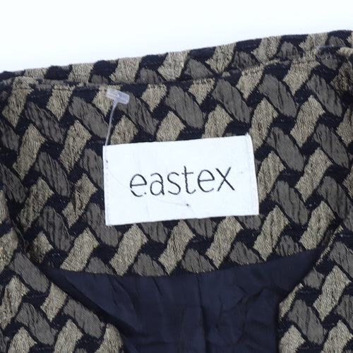 Eastex Women's Black Geometric Jacket UK 10