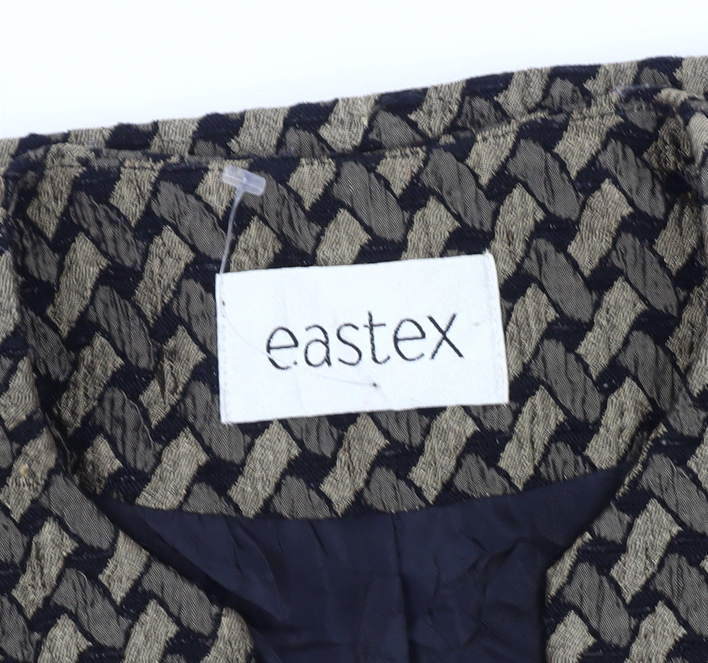 Eastex Women's Black Geometric Jacket UK 10