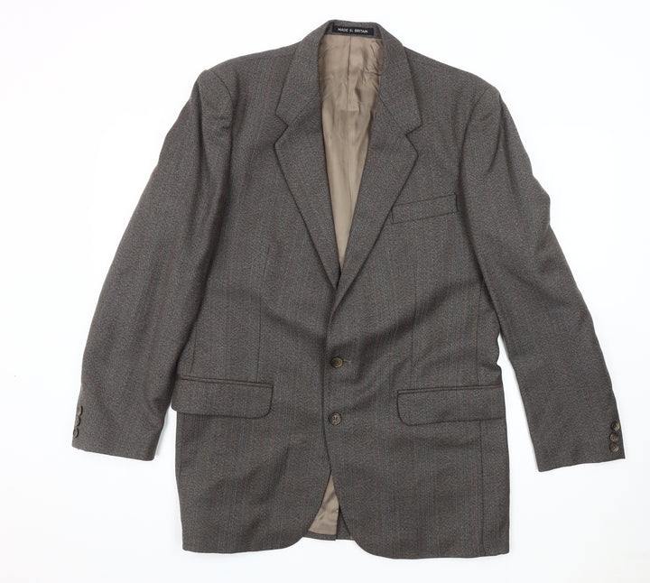 Dunn & Co Men's Brown Wool Blazer L