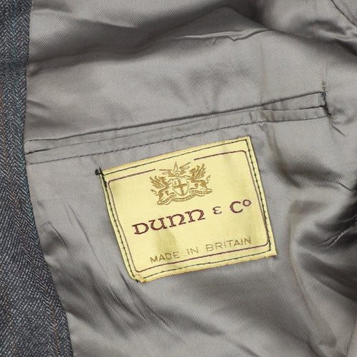 Dunn & Co Men's Brown Wool Blazer L