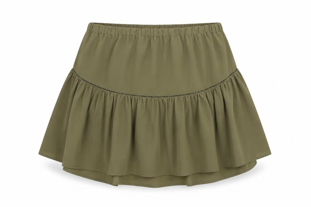 Banana Republic Women's Green Peasant Skirt M