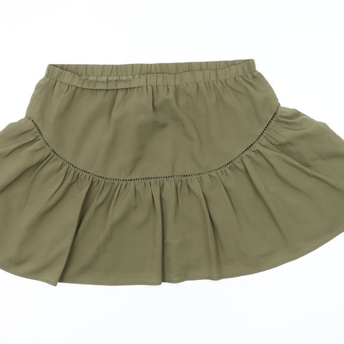 Banana Republic Women's Green Peasant Skirt M
