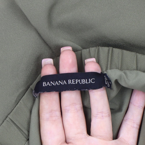 Banana Republic Women's Green Peasant Skirt M