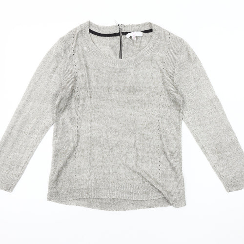 Jasper Conran Women's Grey Knit Pullover Jumper Size 10