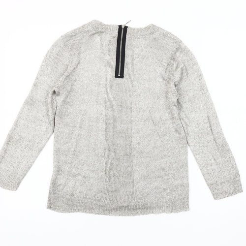 Jasper Conran Women's Grey Knit Pullover Jumper Size 10