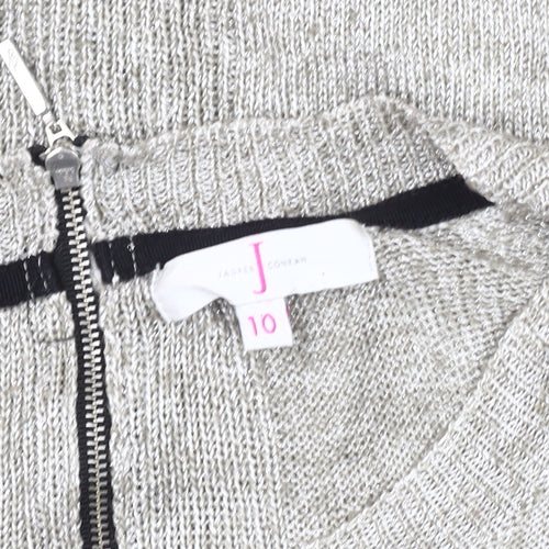 Jasper Conran Women's Grey Knit Pullover Jumper Size 10