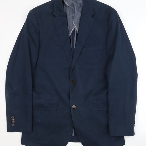 Lands' End Men's Blue Blazer 38R Classic Fit