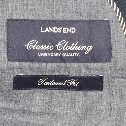 Lands' End Men's Blue Blazer 38R Classic Fit
