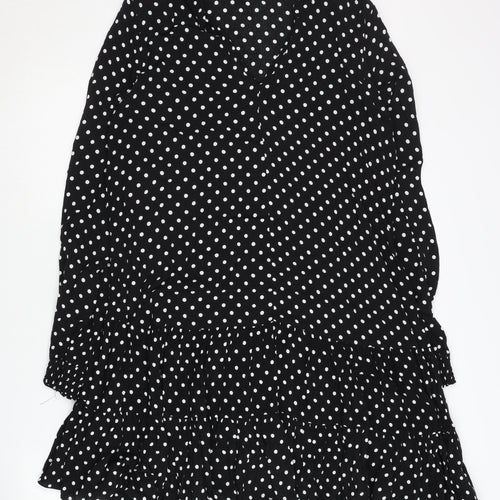 Next Women's Black Polka Dot Dress Size 14