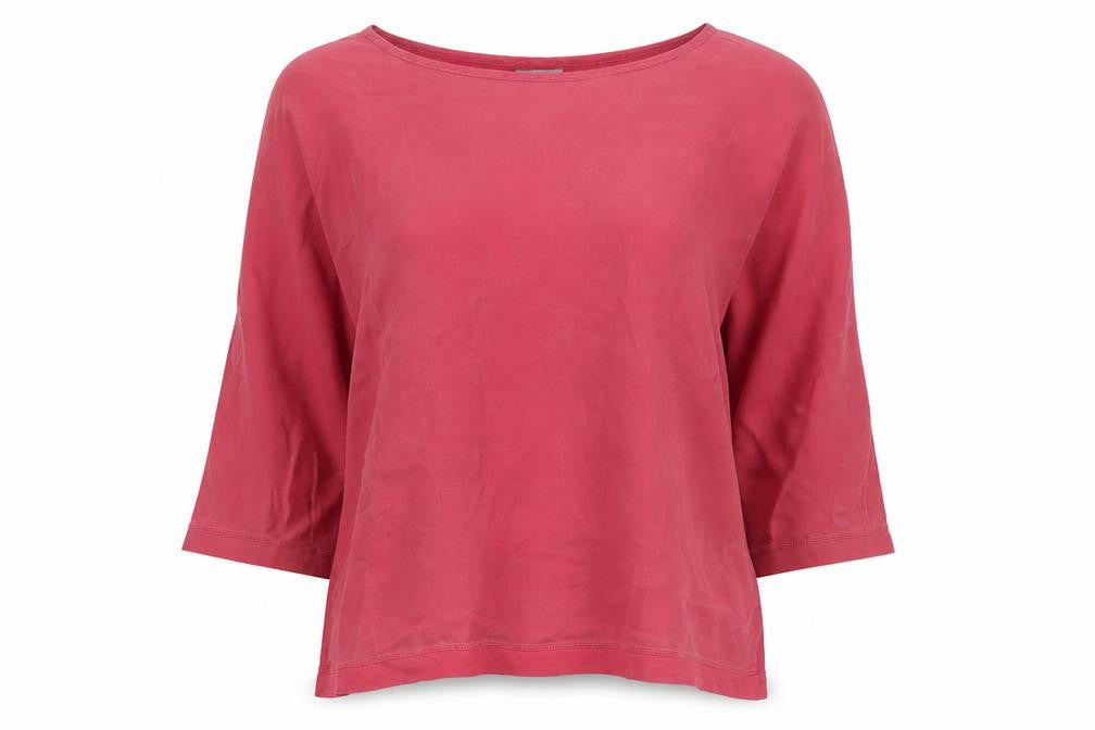 Front view of Jigsaw Women's Pink Round Neck Jumper L