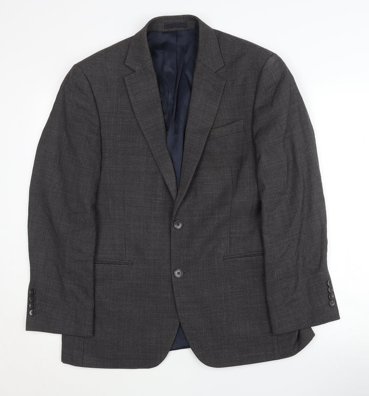 John Lewis & Partners Grey Men's Blazer 38S - Formal Style