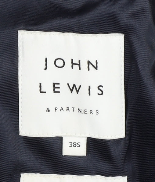 John Lewis & Partners Grey Men's Blazer 38S - Formal Style