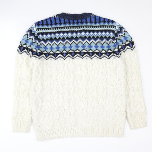 Superdry Men's Multicoloured Cable Knit Jumper M