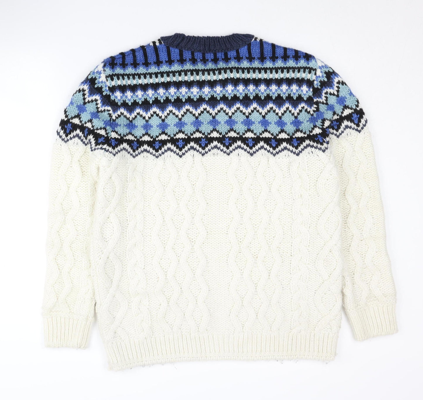 Superdry Men's Multicoloured Cable Knit Jumper M