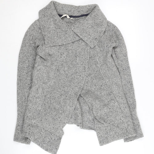 Lands' End Women's Grey Cardigan Knit Size 12