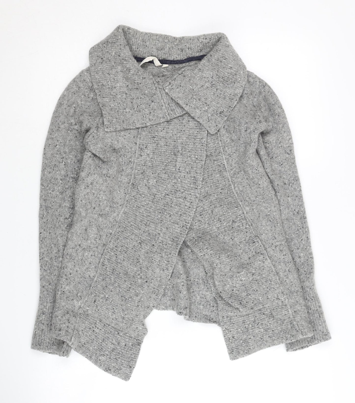 Lands' End Women's Grey Cardigan Knit Size 12