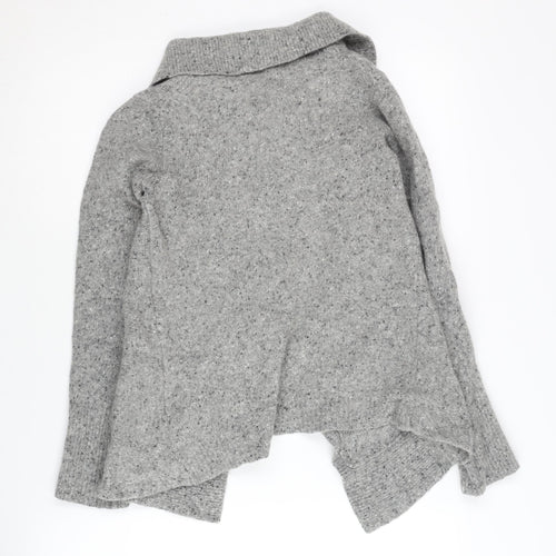 Lands' End Women's Grey Cardigan Knit Size 12