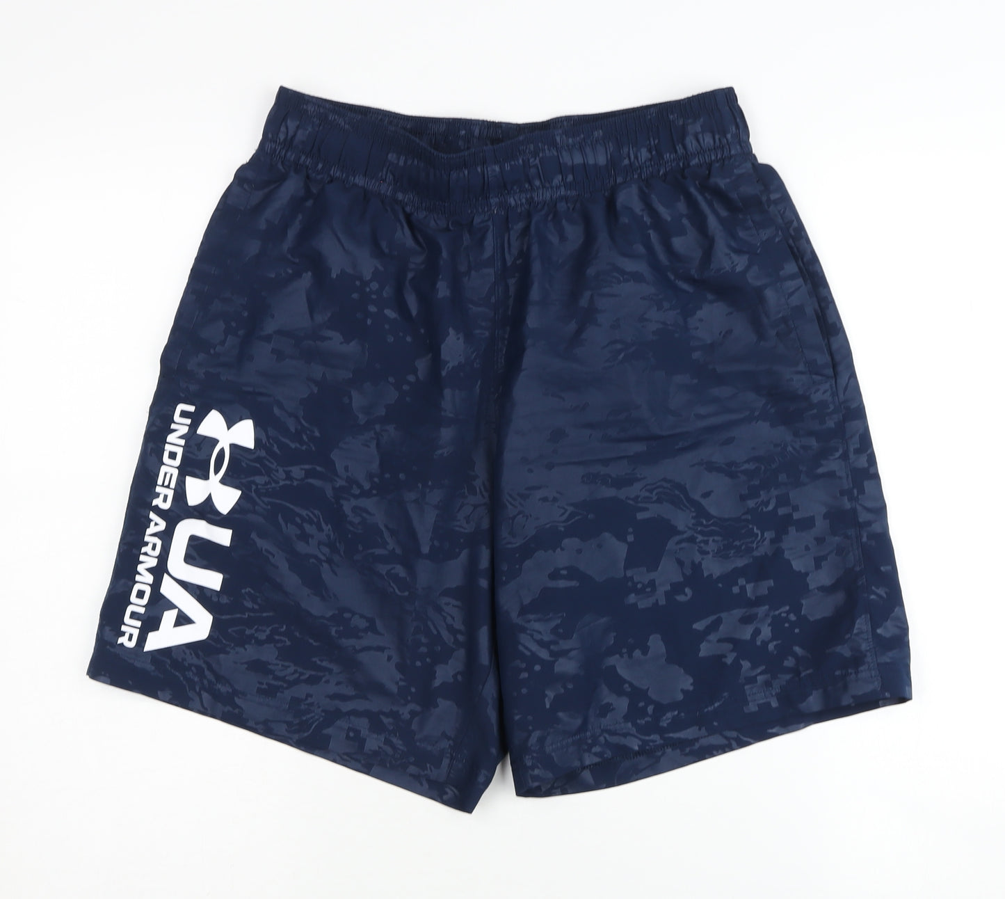 Under Armour Men's Blue Athletic Shorts, M - Relaxed Fit