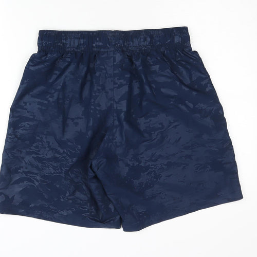 Under Armour Men's Blue Athletic Shorts, M - Relaxed Fit