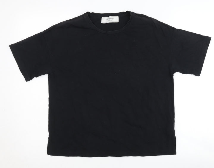 BEAMS LIGHTS Unisex Black Size 10 Basic T-Shirt
