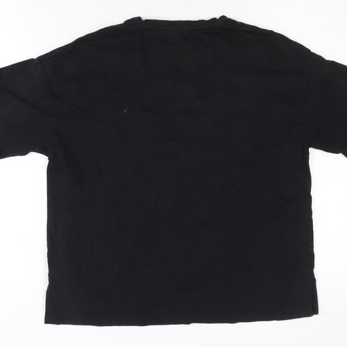 BEAMS LIGHTS Unisex Black Size 10 Basic T-Shirt