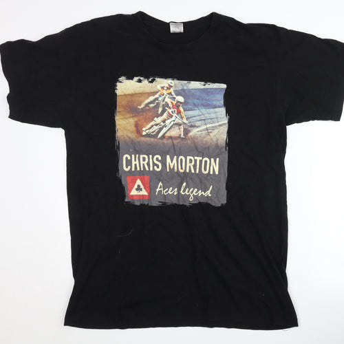B&C Collection Men's Black 2XL Graphic T-Shirt