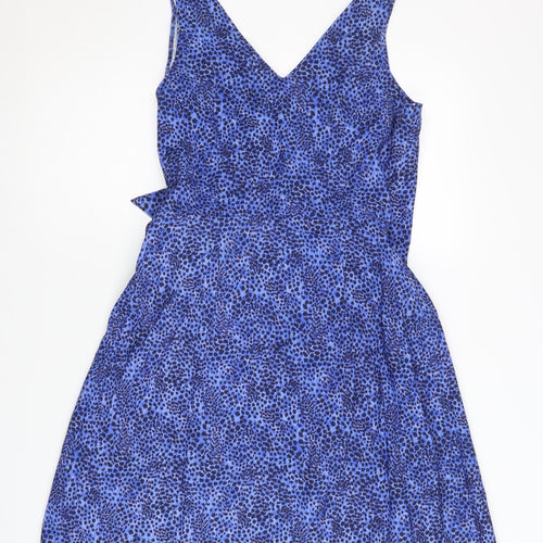 Blue Animal Print Wrap Dress by & Other Stories – Preworn
