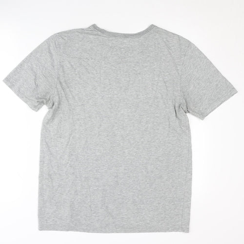 Nike Men's Grey Short Sleeve Regular Fit T-Shirt