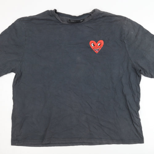 Keith Haring Unisex Black M T-Shirt, Art Inspired