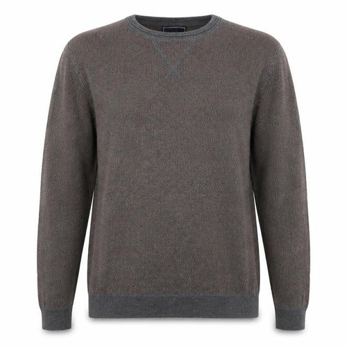 John Lewis Men's Brown Cotton Pullover Jumper M