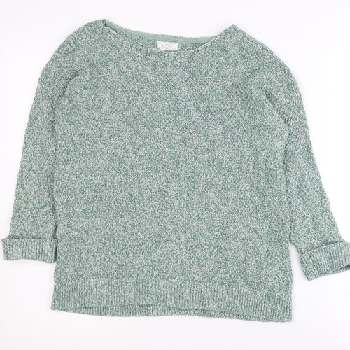 FatFace Women's Green Cotton Pullover Jumper Size 10