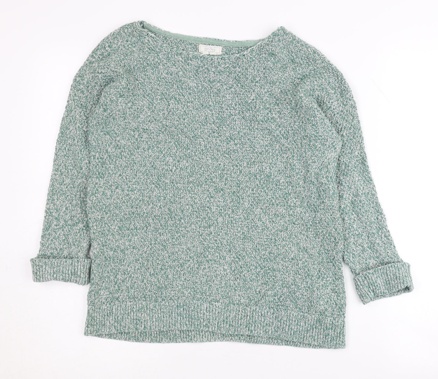 FatFace Women's Green Cotton Pullover Jumper Size 10