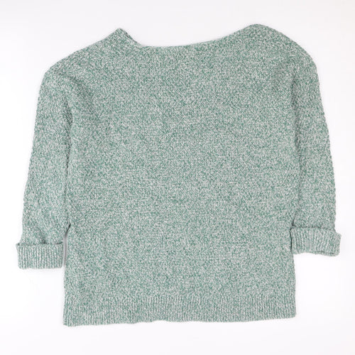 FatFace Women's Green Cotton Pullover Jumper Size 10