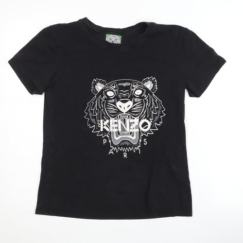 Kenzo Men's Black Graphic Print T-Shirt Size S