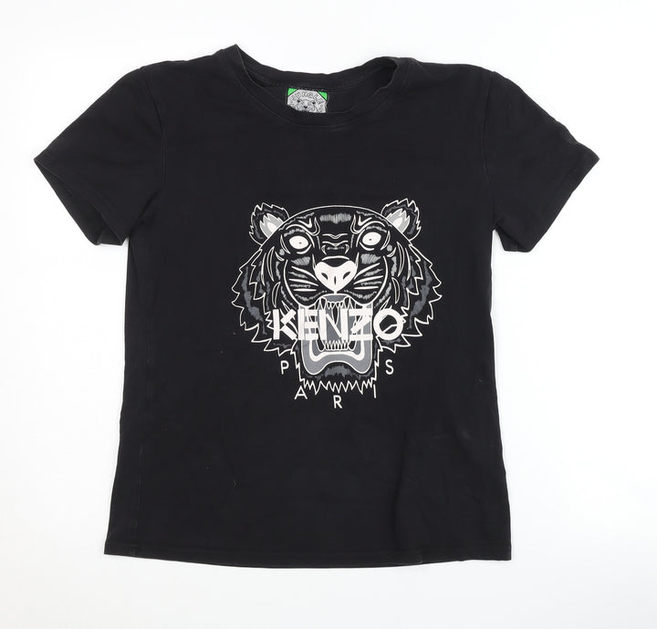 Kenzo Men's Black Graphic Print T-Shirt Size S