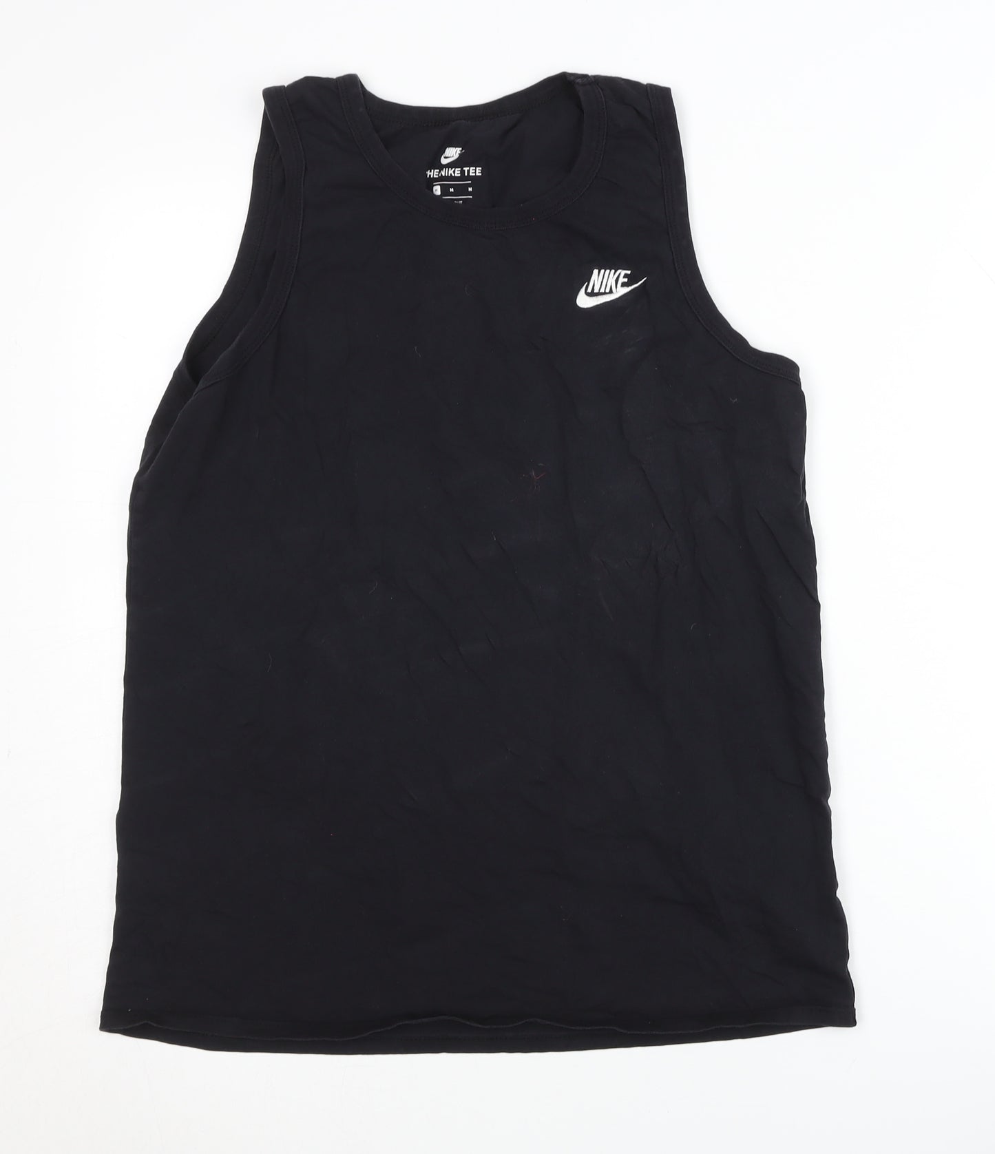 Nike Men's Black Tank Top Athletic Fit Size M