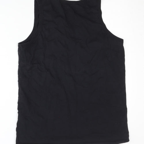 Nike Men's Black Tank Top Athletic Fit Size M