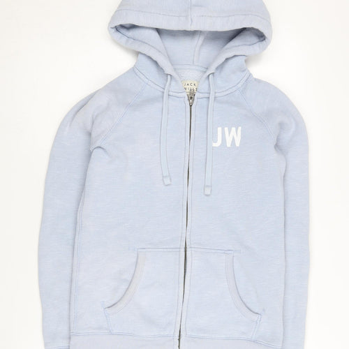 Jack Wills Blue Women’s Full Zip Hoodie Size 8