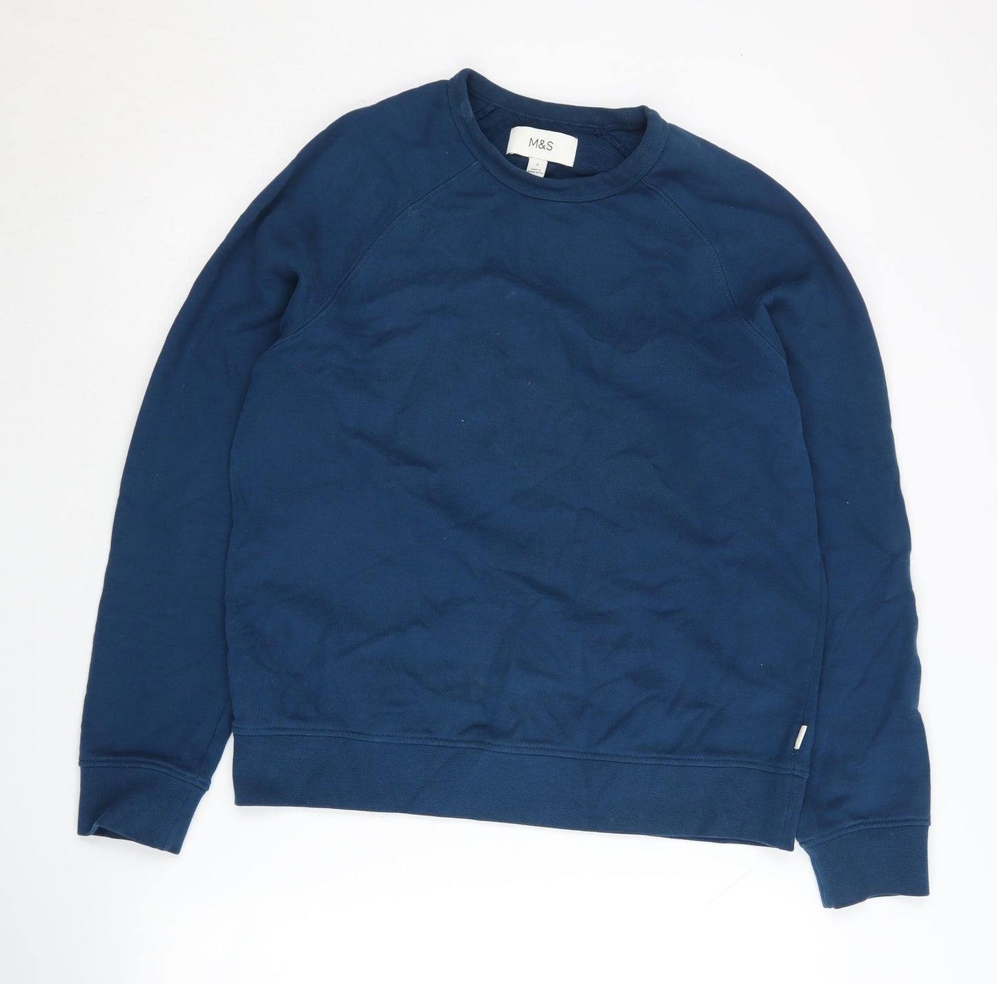 Marks and Spencer Men's Blue Sweatshirt S
