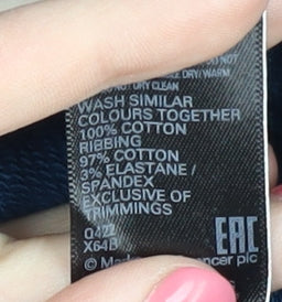 Marks and Spencer Men's Blue Sweatshirt S