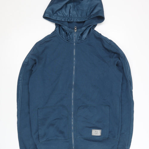 Benetton Boys Blue Full Zip Hoodie 3XL, Cotton Blend
