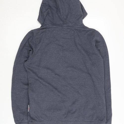 Lee Cooper Women's Blue Graphic Hoodie Size 10