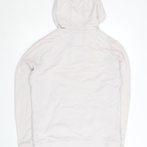Lyle & Scott Men's Ivory Hoodie M Pullover Logo Style