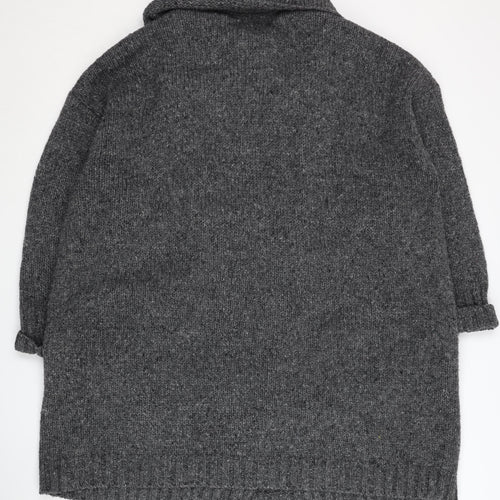 Cynthia Rowley Women's Grey Knit Coatigan, Plus Size 22/24
