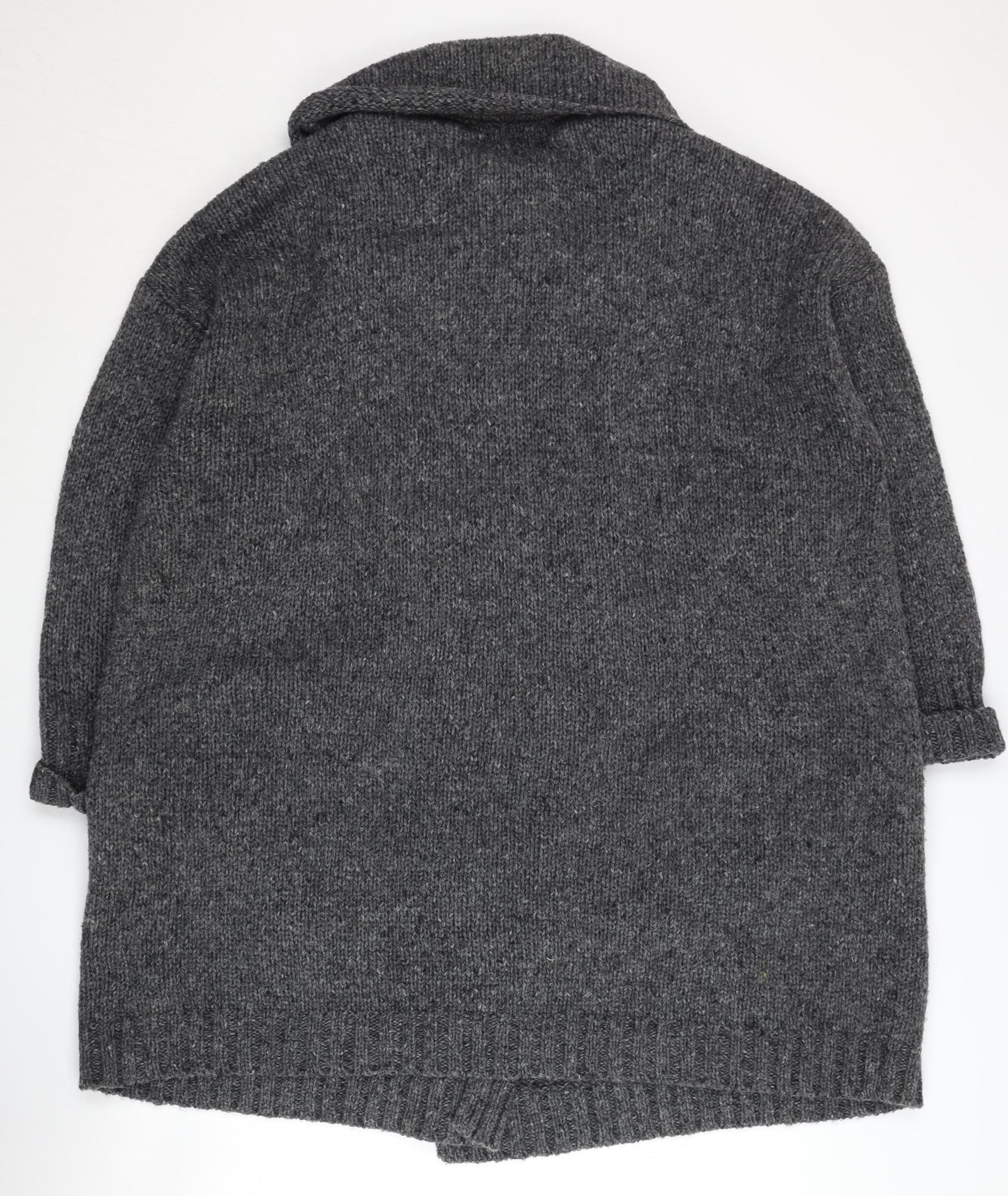 Cynthia Rowley Women's Grey Knit Coatigan, Plus Size 22/24