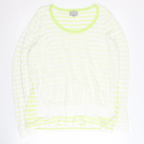 Pure Collection Women's Multicoloured Pullover Jumper Size 16