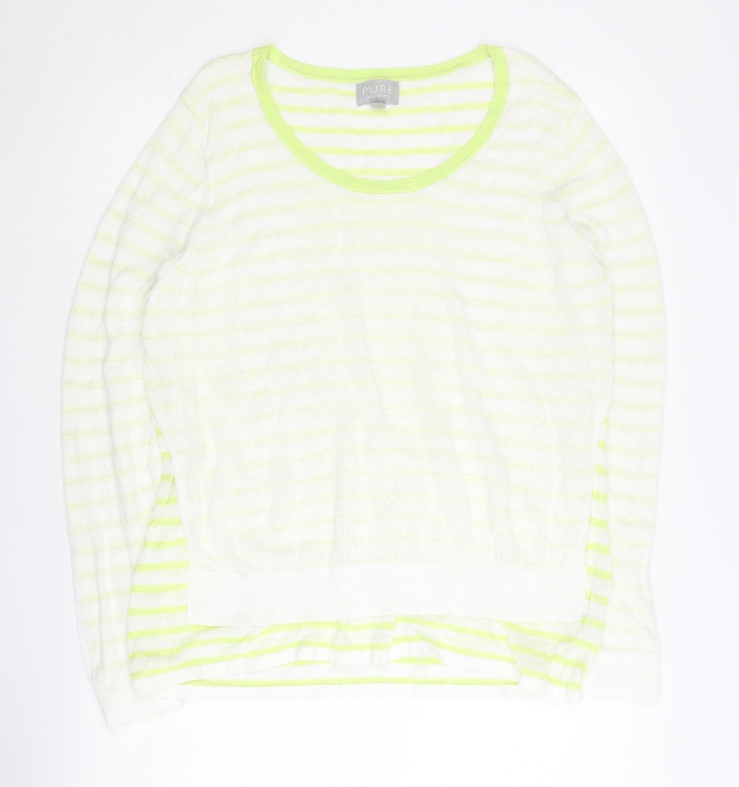 Pure Collection Women's Multicoloured Pullover Jumper Size 16