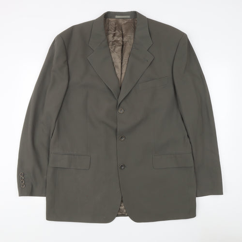 Hugo Boss Men's Grey Wool Blazer Jacket 54